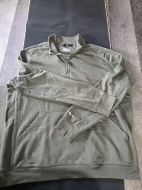 Carhartt Olive Green 3XL Relaxed Fit Zip Sweatshirt